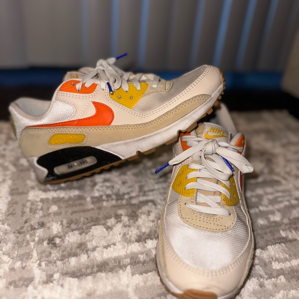 Nike Kids Air Max Sneakers - White, Orange, Yellow
